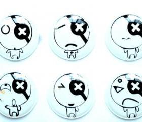 Patch - 6 Piece Home Button Stickers for Apple iPhone, iPad, iPad Mini, iTouch